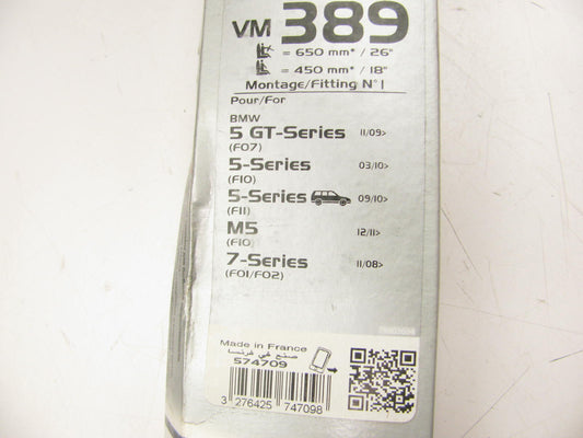 Valeo 574709 Silencio Xtrm-Set Windshield Wiper Blade Set - 18'' & 26''