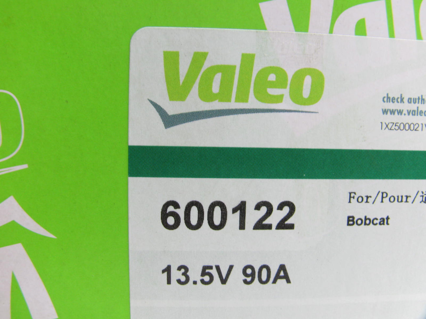 Valeo 600122 Alternator For 751G 1999-2000 763 1999-2003 6681857