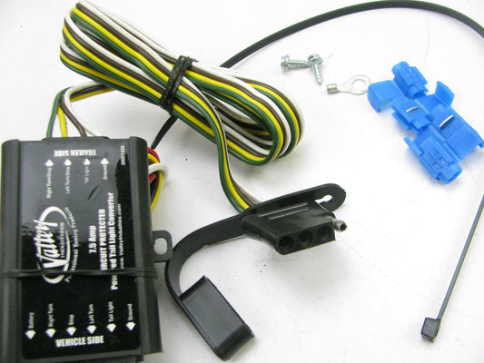 Valley 32250 Tail Light Converter Kit With 4-Pole Flat Trailer Connector