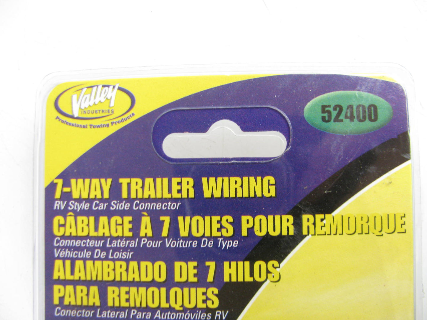 Valley 52400 7-Way Round RV Flat Pin Trailer Wiring Connector