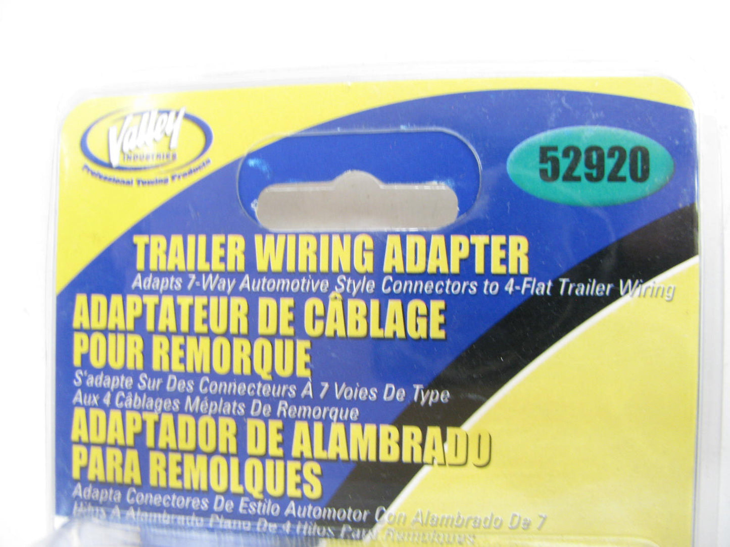 Valley Industries 52920 Trailer Towing Wiring Adapter 7 WAY TO 4 WAY