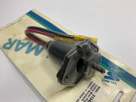 Valmar 31342 Marine Trolling Boat Motor Plug Receptacle 12 Volt Female, 6'' Leads