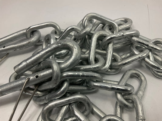 Bigger Hooks, (2) Valmar 80222 Marine Trailer Safety Chain - 1/4'' X 42'', Class 3