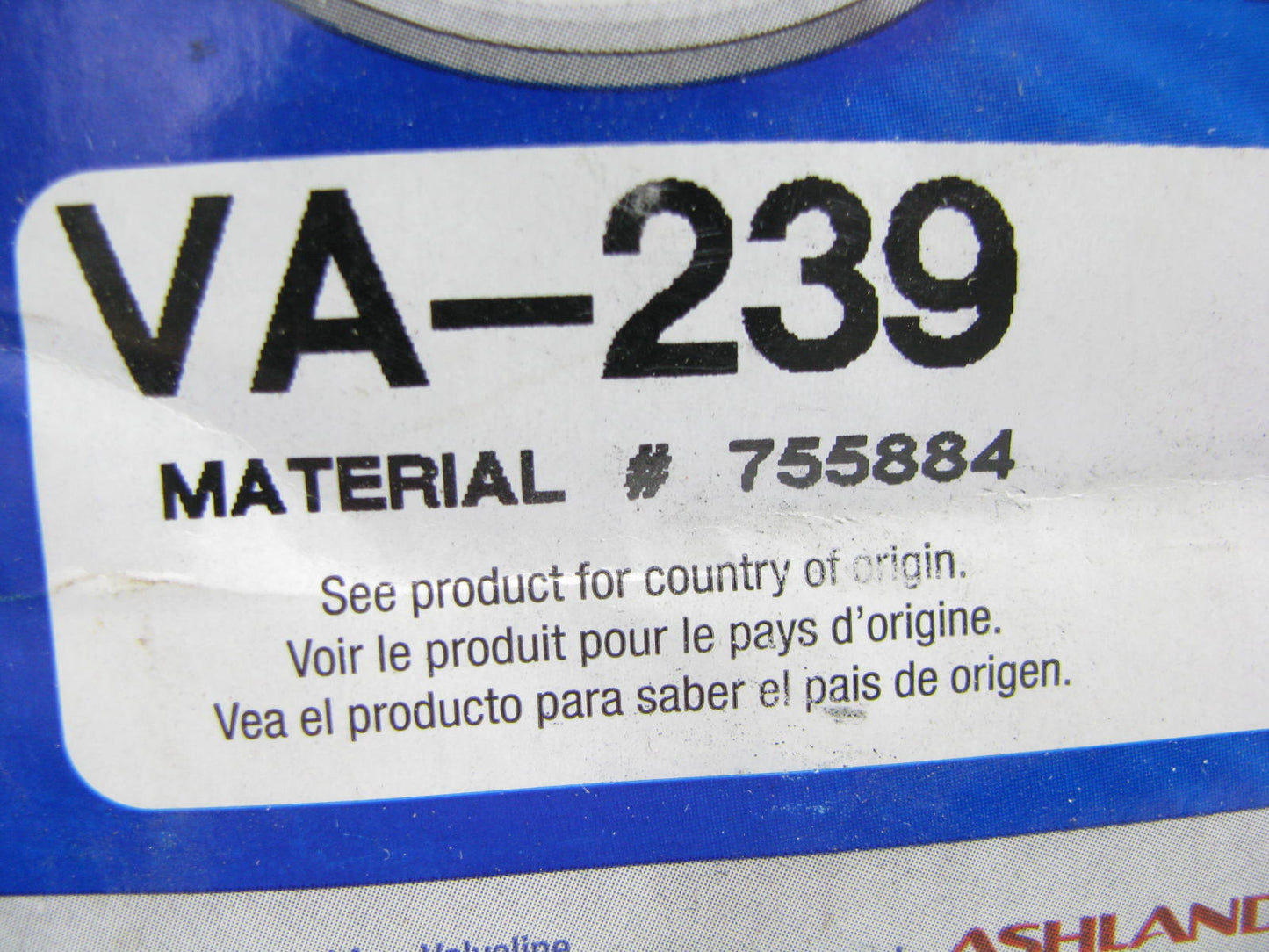 Valvoline VA-239 Air Filter 2008-2010 Ford F-250/550 Super Duty 6.4L-V8 Diesel