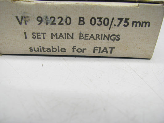 Vandervell VP91220B-030 Main Bearings .030'' 1967-91 Fiat 1.2L 1.3L 1.4L 1.6L-L4