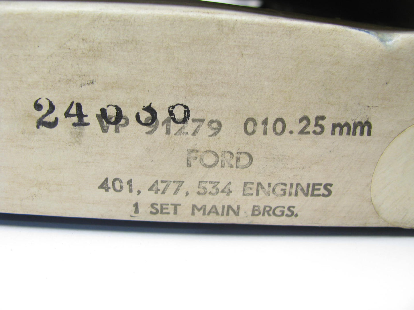 Vandervell VP91279-010 Main Bearings .010'' Ford 401 477 534 SD-401, SD-477, 534