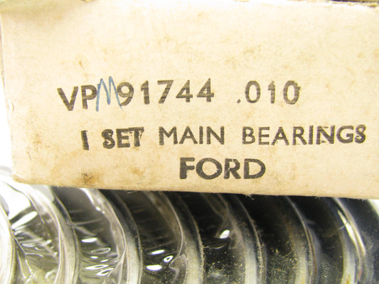 Vandervell VP91744 Engine Main Bearings .010'' 1974-1979 Ford Mercury 2.8L