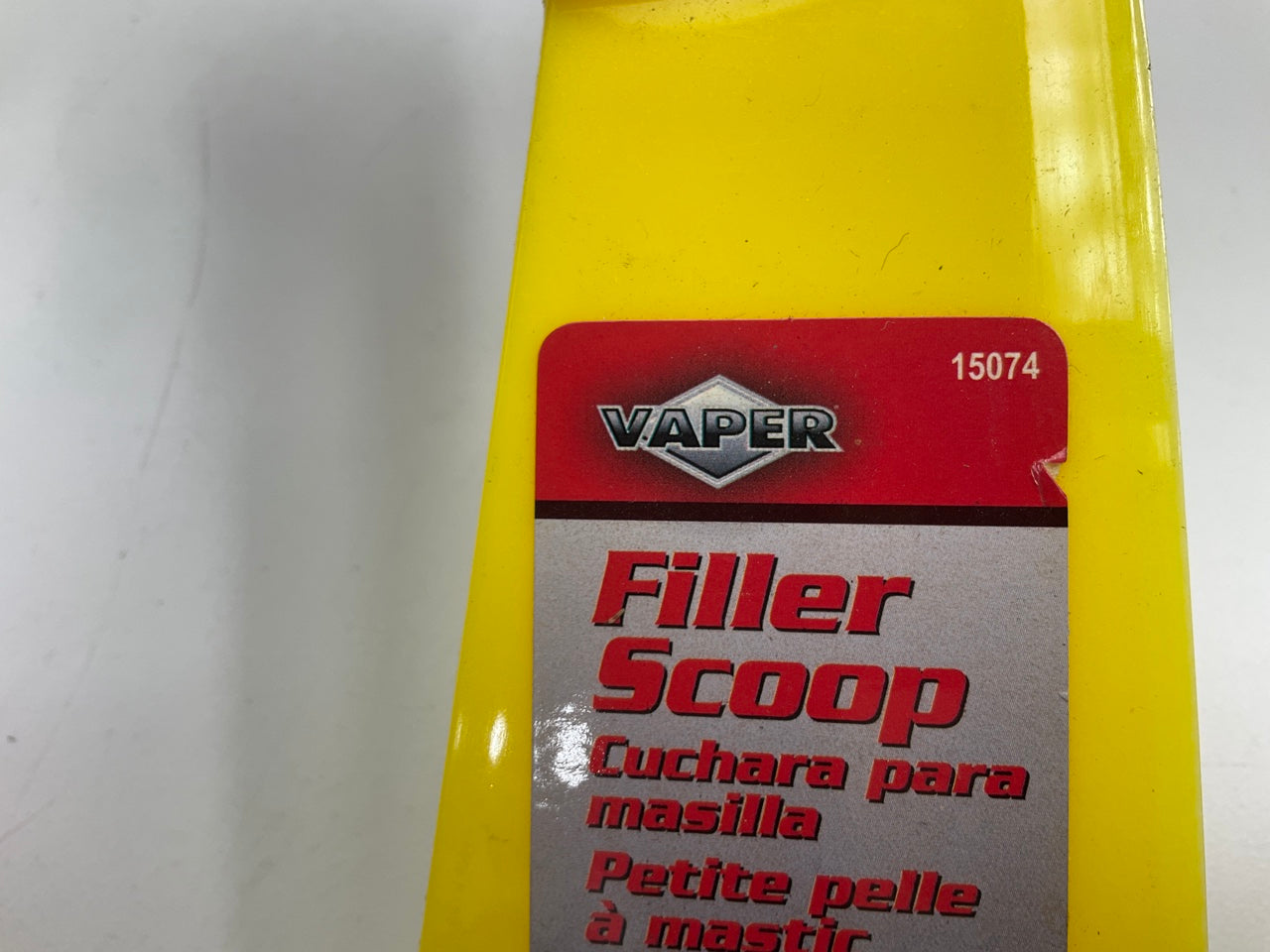 (2) Body Filler Spreader Scoop, Plastic, Yellow, For Auto Body Repair Work