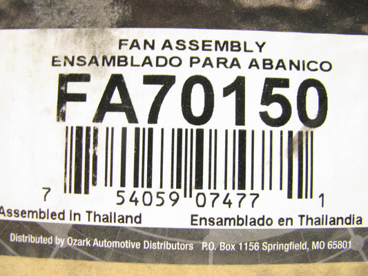 VDO FA70150 A/C Condenser Fan Assembly For 1999-02 Forester 1999-01 Impreza