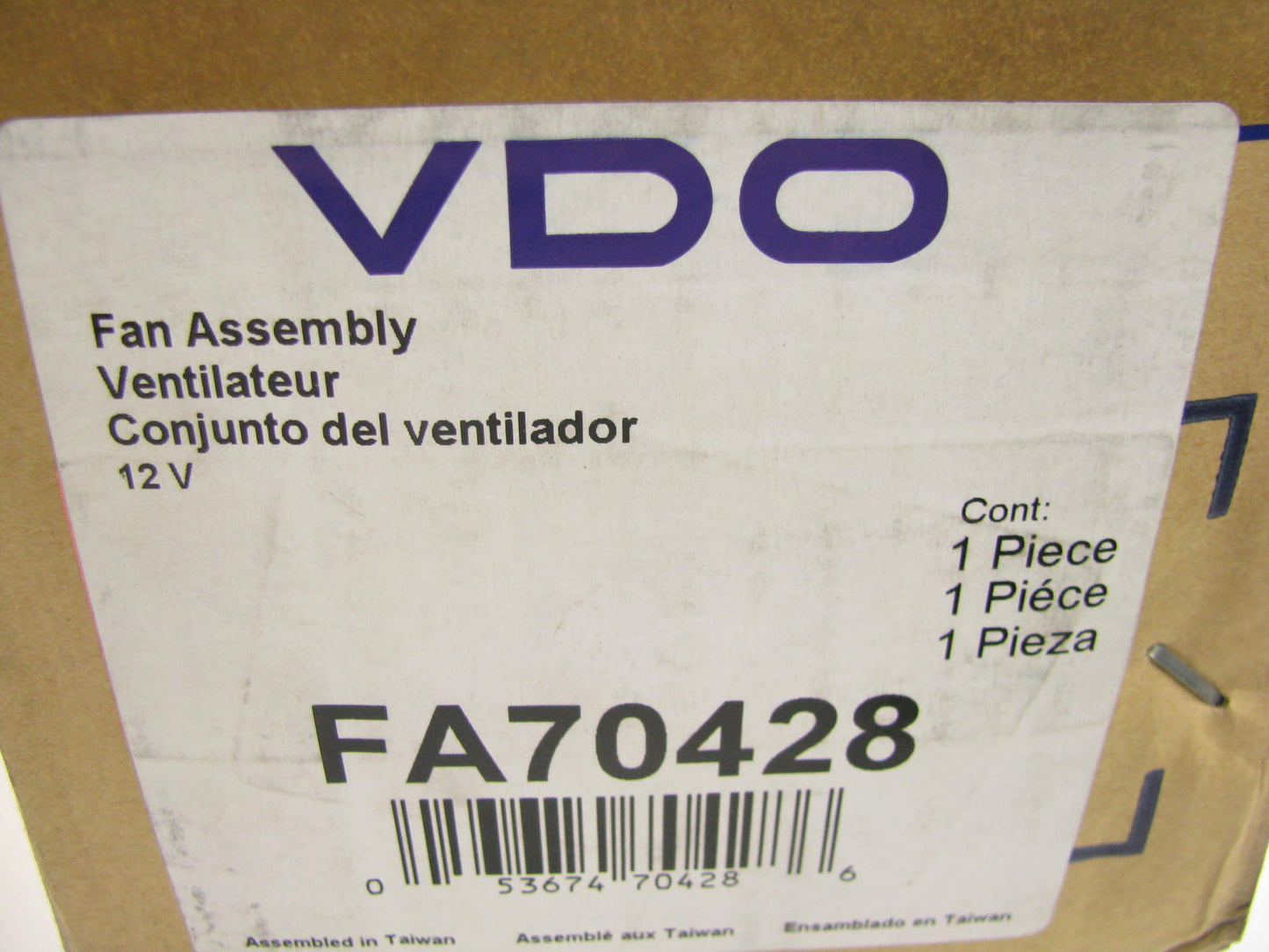 VDO FA70428 Dual Radiator And Condenser Fan Assembly for 2007-2008 Sebring