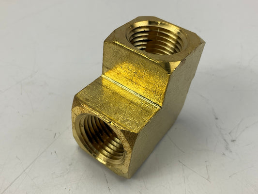 (5) Velvac 017006 Pipe Elbow 90 Degree Fittings, Brass, 1/2''