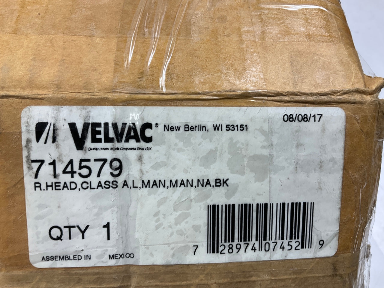Velvac 714579 Deluxe 2020 Series Replacement RV Truck Mirror Left Drivers Side
