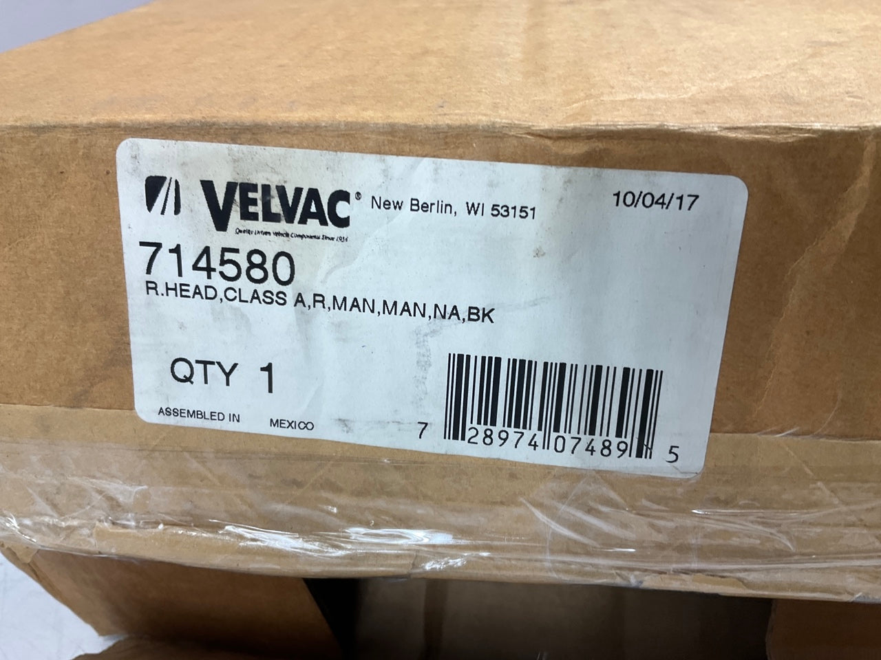 Velvac 714580 Deluxe 2020 Replacement RV Truck Mirror, Right Passengers Side