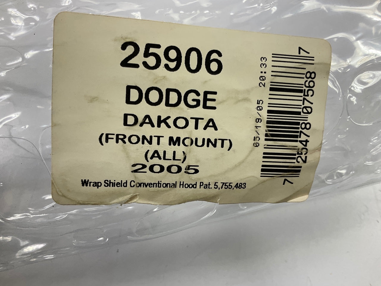 Ventshade 25906 Hood Deflector Stone Guard Shield For 2005-2007 Dodge Dakota
