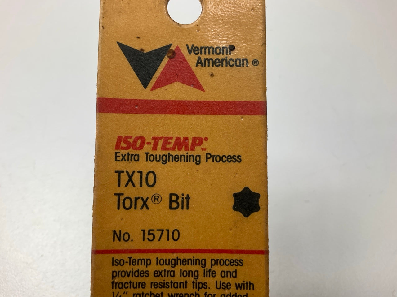 Vermont American 15710 TX10 Torx Bit - MADE IN USA