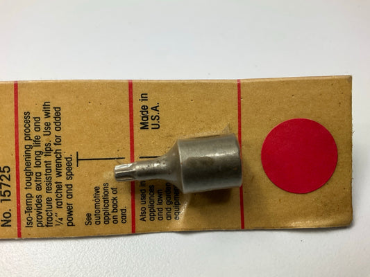 Vermont American 15725 1/4'' Drive, TX25 Torx Bit - MADE IN USA