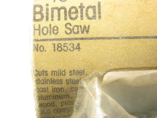 Vermont American 18534 2-1/8'' X 3/4'' HSS Bi-Metal Hole Saw