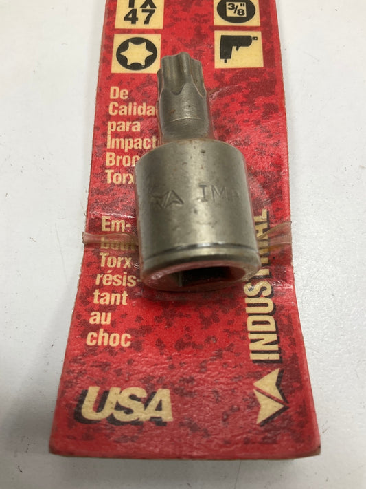 Vermont American 80463 TX47 Torx Bit, 3/8'' Drive - MADE IN USA