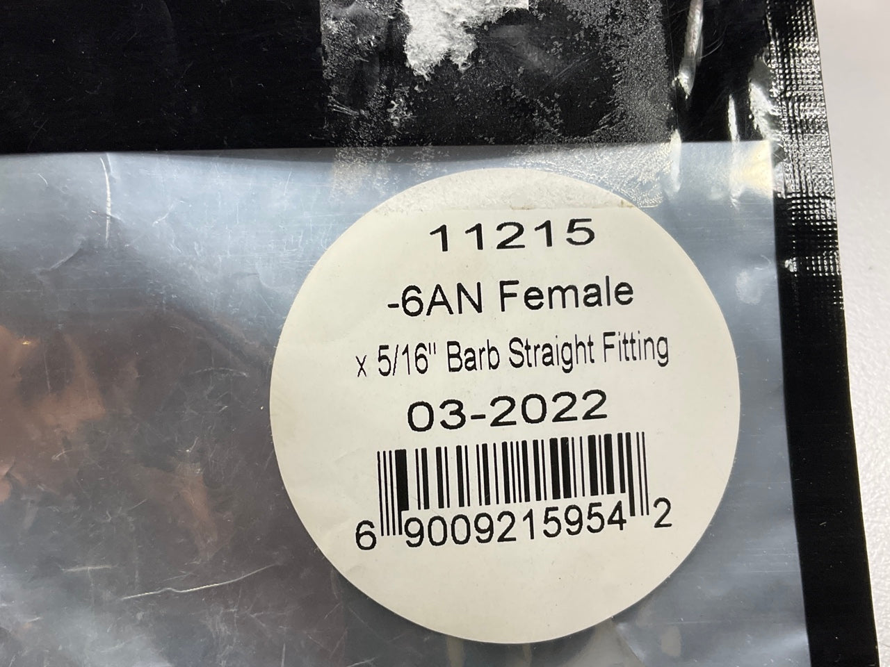 (2) Vibrant Performance 11215 Female -6An To 5/16 Barb Fitting