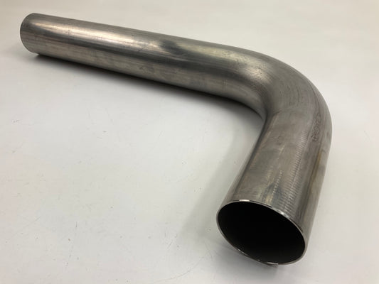 Vibrant 13038 T304SS 90 Mandrel Bend 2-1/4'' OD 16 Gauge Stainless Metal Tube