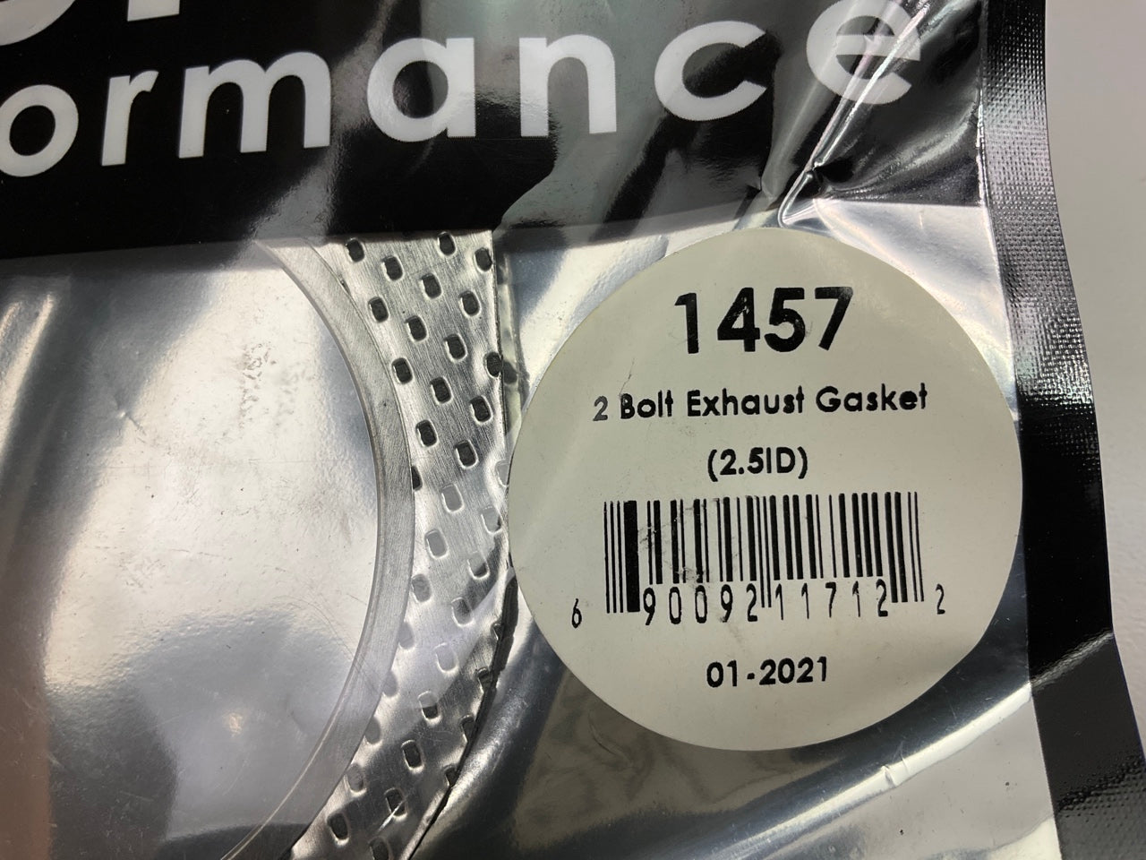 Vibrant 1457 2-Bolt High Temperature Exhaust Gasket 2.5 Inch I.D. (2-1/2'')