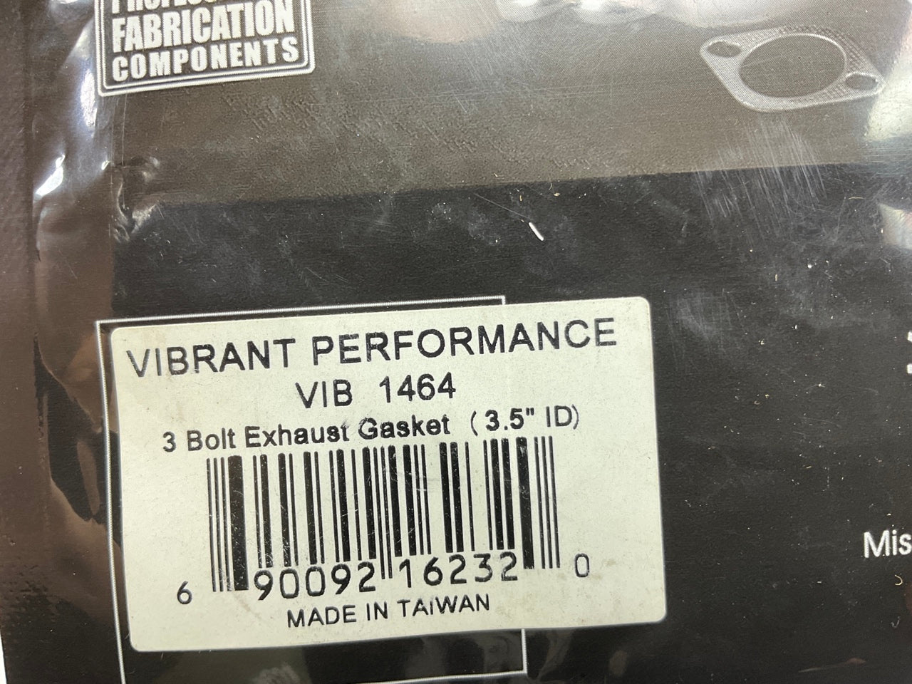 Vibrant Performance 1464 3-Bolt 3.5'' ID High Temperature Exhaust Gasket, 3-1/2''