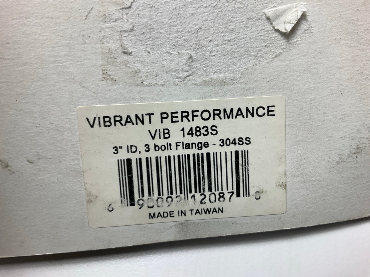 (2) Vibrant 1483S 304 Stainless Steel 3-Bolt 304SS Exhaust Flanges 3'' ID