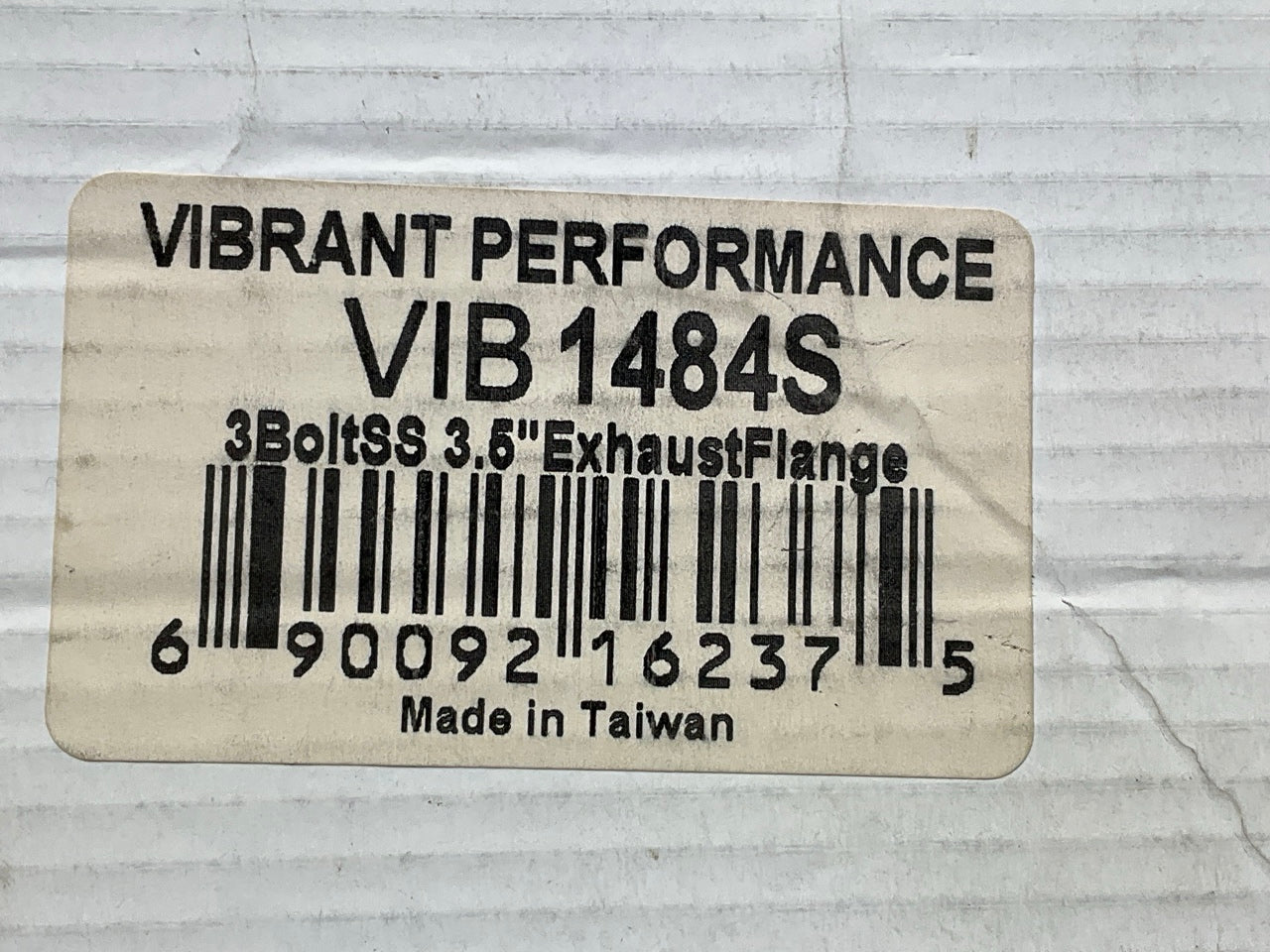 Vibrant Performance 1484S 3-bolt Stainless Steel Flange (3.5'' ID)