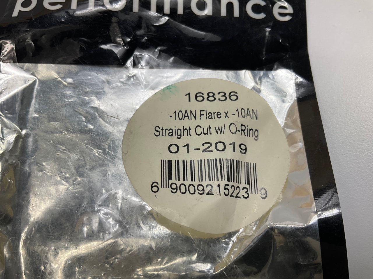 Vibrant Performance 16836 -10AN Male X -10AN O-Ring Port (7/8''-14) Hose Fitting