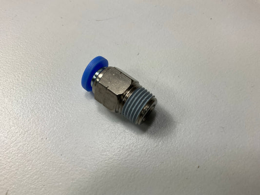 Vibrant Performance 2660 Male Straight Push Lock Vacuum Fitting, 1/8'' NPT X 5/32
