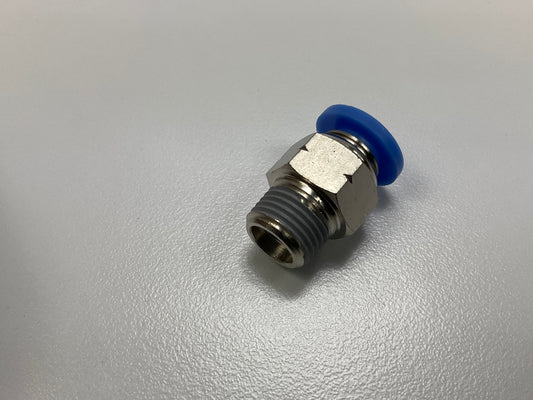 (2) Vibrant Performance 2662 Male Push Lock Vacuum Fitting, 1/8'' NPT X 1/4''
