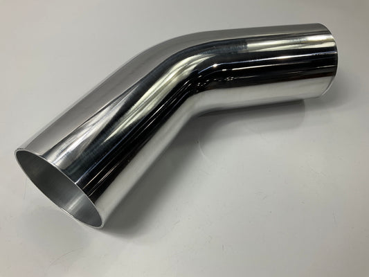 Vibrant Performance 2875 45 Degree Aluminum Bend Air Tube, 4'' O.D., Polished