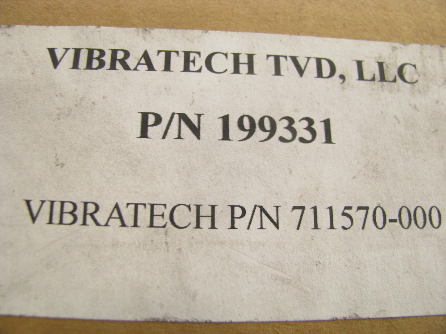 Vibratech 711570-000 WAUKESHA L6670 L5792 P9390 L7044 Viscous Vibration Damper