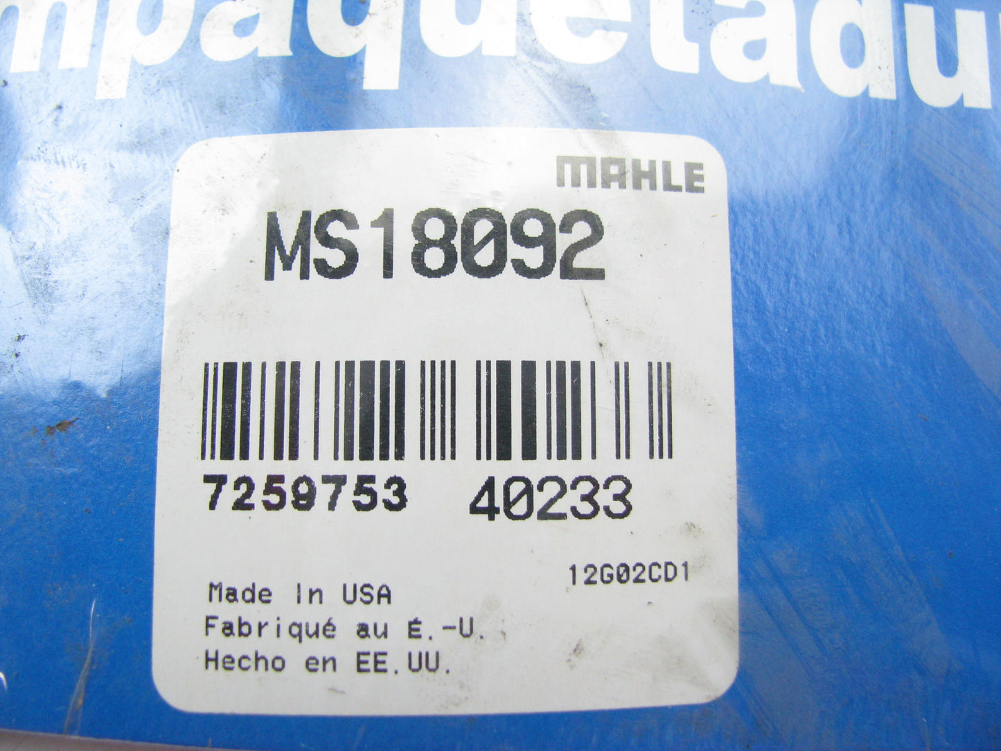 I.H. Farmall C248 C264 C281 Tractor Intake / Exhaust Gasket Set Victor MS18092