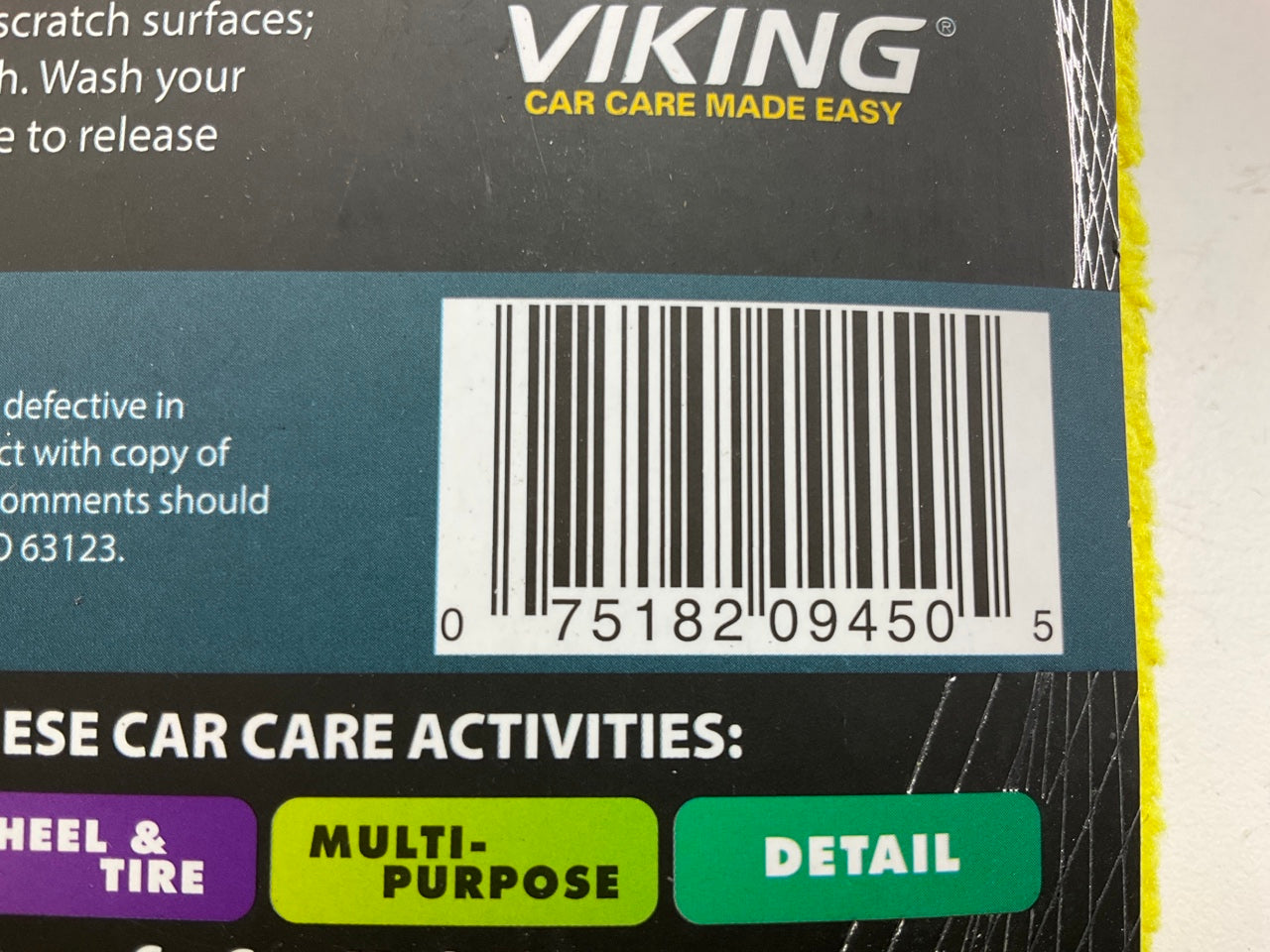 Viking 945000 Quick Detailing Microfiber Towels 16'' X 24''