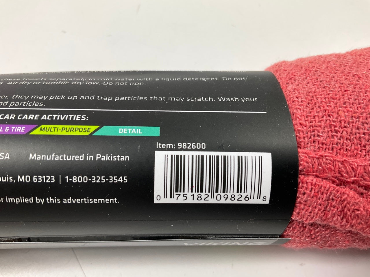 (5) Viking 982600 Mechanic Shop Towels Rolls, 12''x14'' (25 Towels TOTAL)