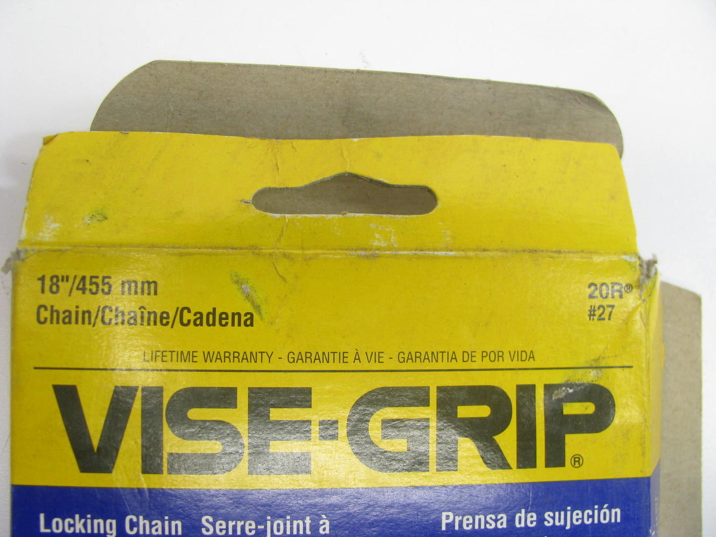 NOS Vise-grip 20R 9'' Locking Chain Clamp Pipe Pliers 18'' Capacity - MADE IN USA