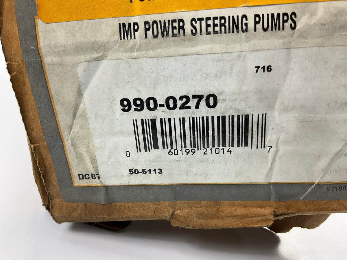 REMAN. Vision-oe 990-0270 Power Steering Pump - 87-93 Toyota Camry, 90-93 Celica