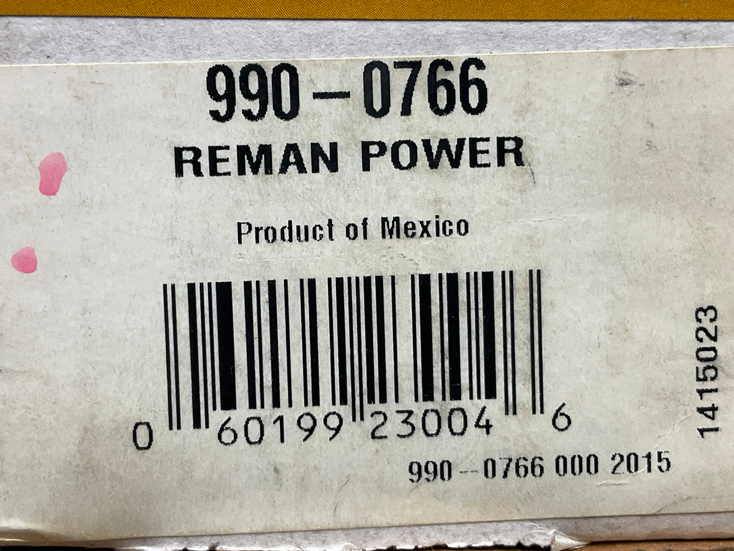 REMAN. Vision-oe 990-0766 Power Steering Pump For 2005-06 Subaru Legacy, Outback