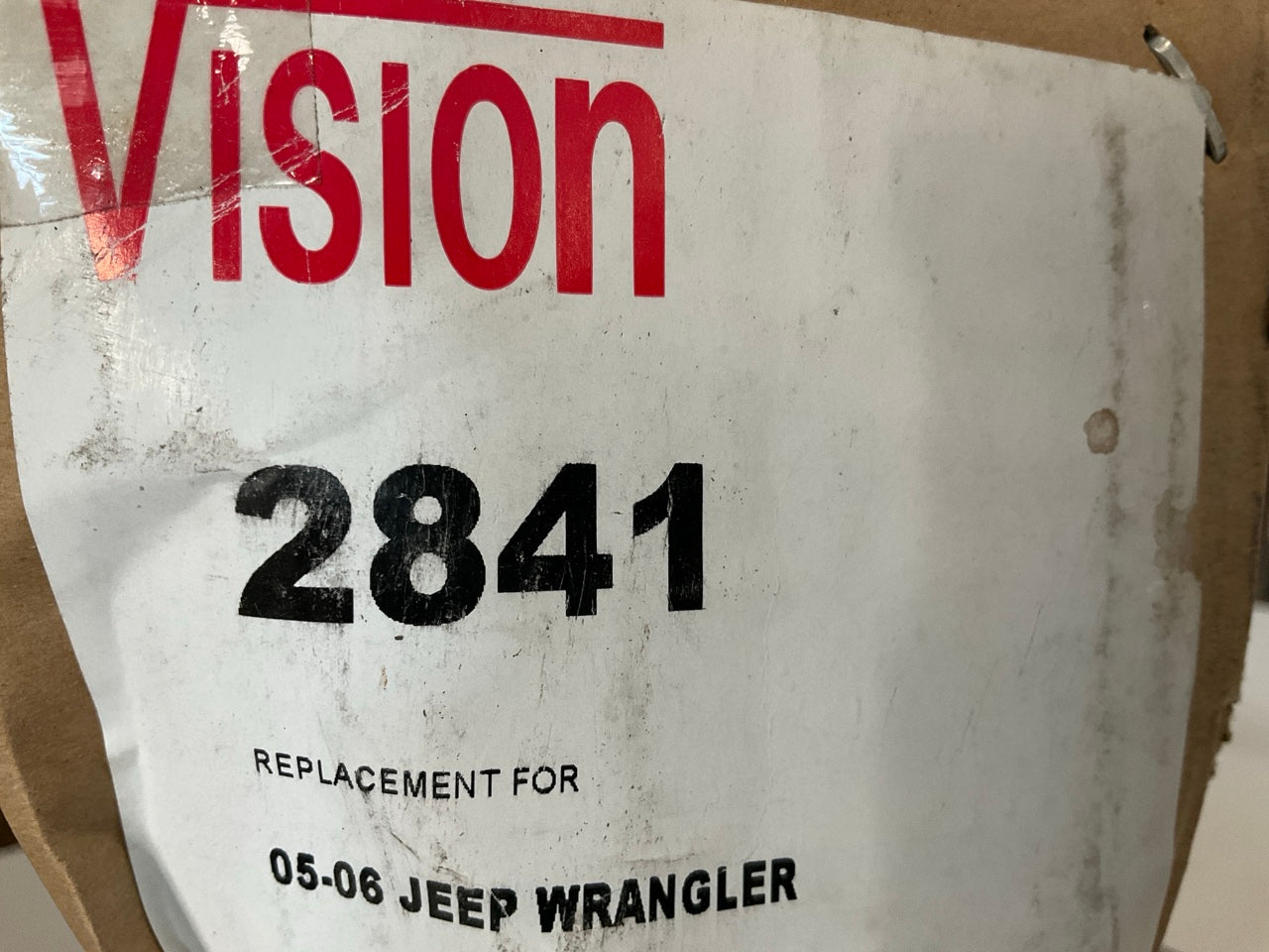 Vision 2841 1-row Radiator For 2005-2006 Jeep Wrangler