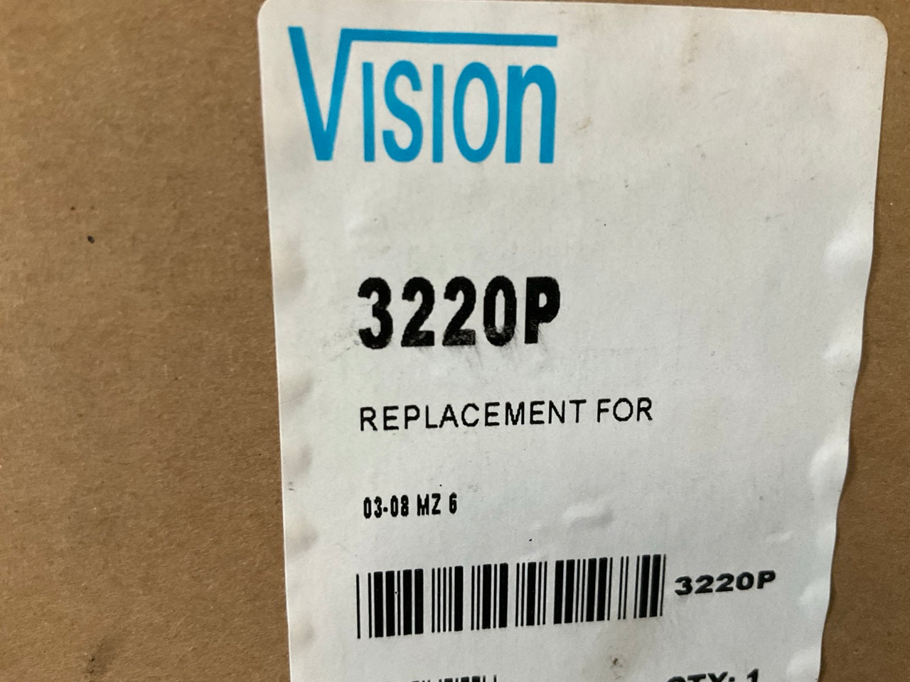 Vision 3220P A/C Condenser For 2003-2008 Mazda 6