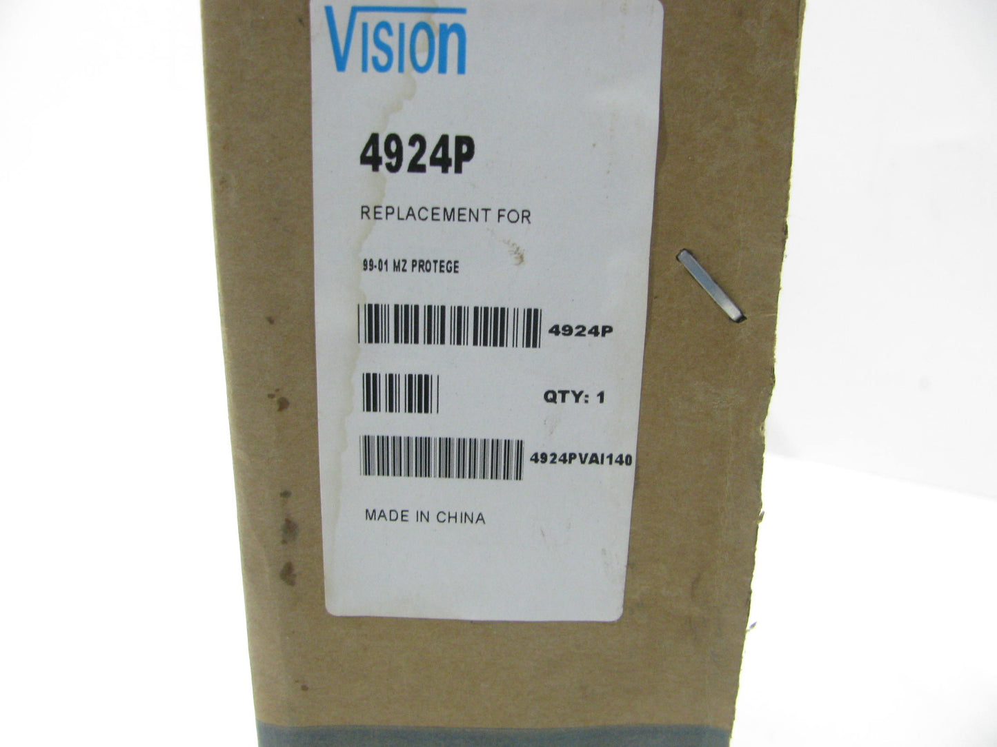 Vision 4924P A/C Condenser For 1999-2001 Mazda Protege 1.6L-L4