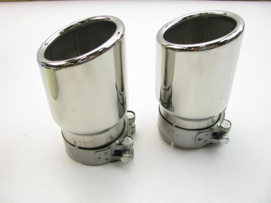 NEW GENUINE OEM Vw Audi 000071910 Dual Exhaust Tips Chrome