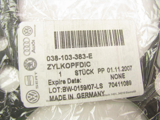 NEW OEM VW 038103383E Cylinder Head Gasket 1998-2001 Volkswagen 1.9L TDI DIESEL