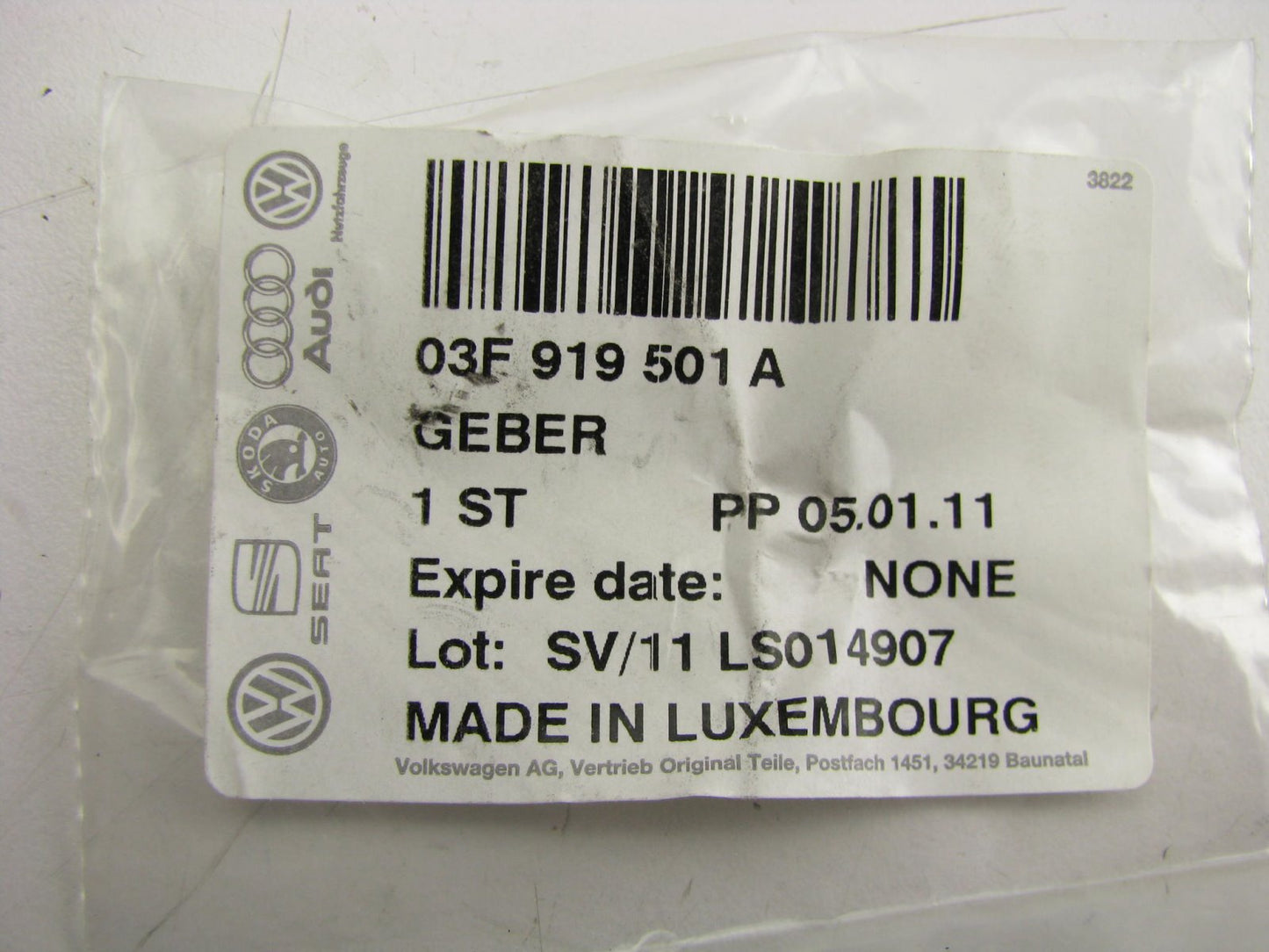 NEW - OEM GENUINE Engine Coolant Temperature Temp. Sensor VW AUDI 03F919501A