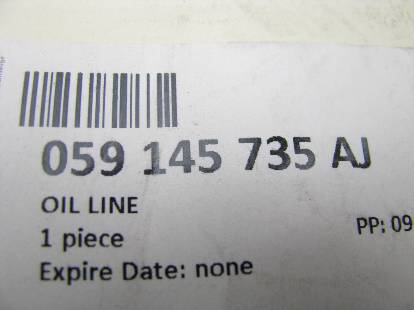 NEW - OEM Turbo Oil Return Line Tube For 2009-2012 Audi Q7 3.0L TDI