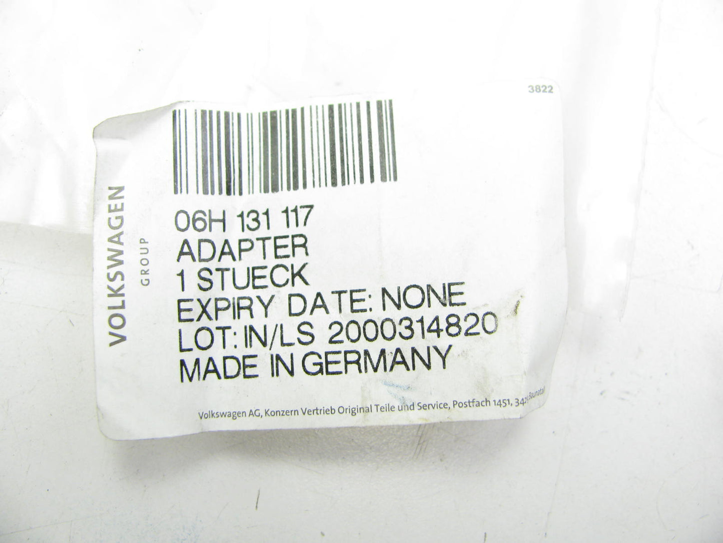 New Genuine OEM Emissions Adpater For Audi 13-16 Q5 2.0L 06H131117