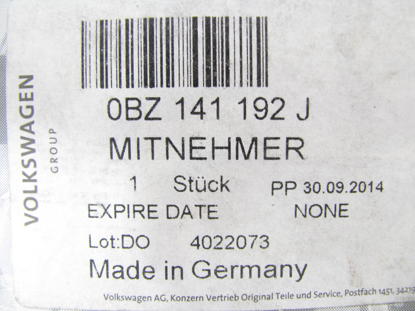 OEM For Lamborghini 0BZ141192J Multi-plate Auto Trans Clutch Carrier / Follower