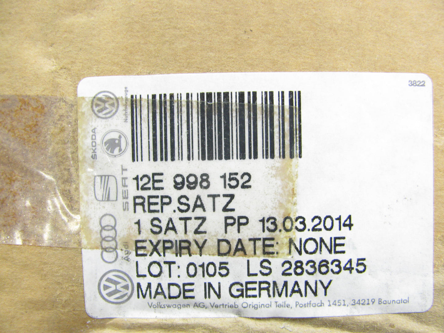 NEW OEM VW E-golf E-TRON Hybrid Controller Repair Seal Kit 2016 A3 12E-998-152