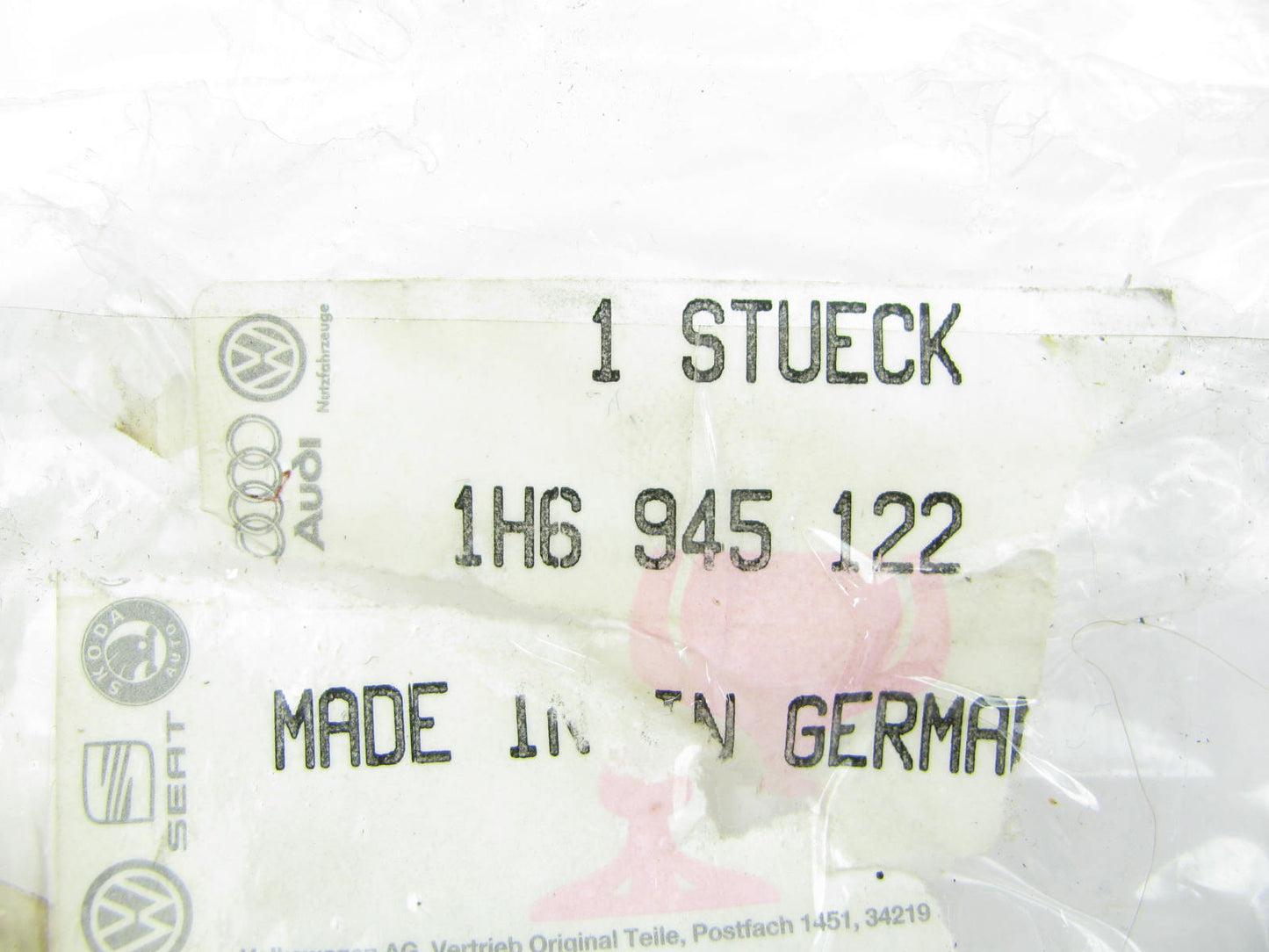 NEW - OEM VW Audi 1H6945122 High Mount Tail Light Lamp Lens For 1997-1999 Golf